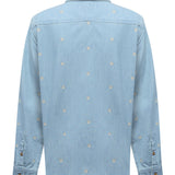 Camisa M/L M Snowflex Azul Light Denim Mujer 2