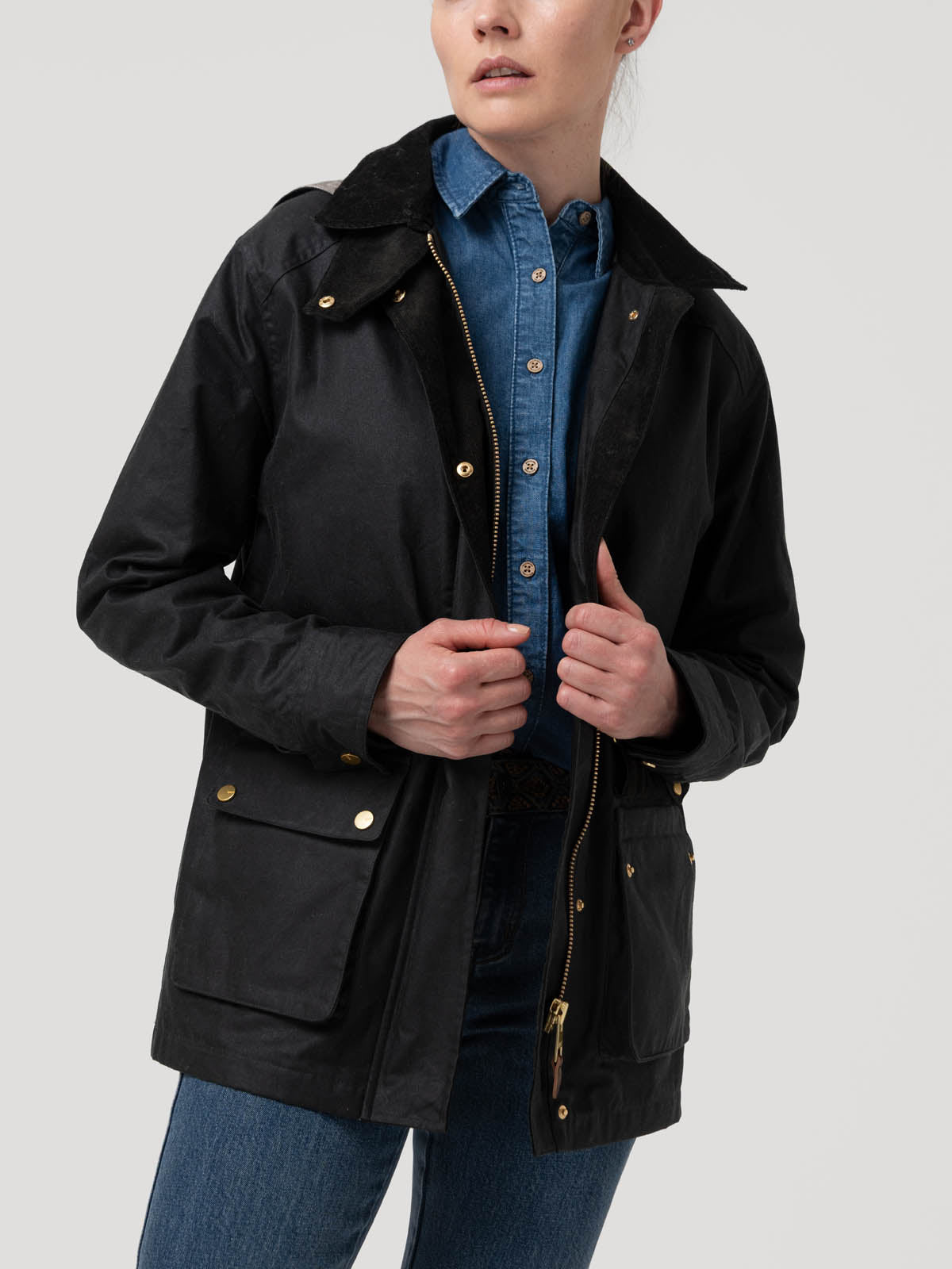Chaqueta con Capucha M Baikal Verde Mujer 4