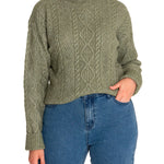 Saco Mockneck M Dalia Vetiver Mujer 4