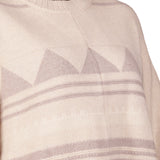 Saco M Carmin Multicolor Crudo Mujer 3