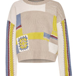 Saco C/R M Pissis Patchwork Multicolor Nomad Mujer 1