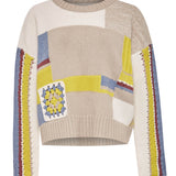Saco C/R M Pissis Patchwork Multicolor Nomad Mujer 1