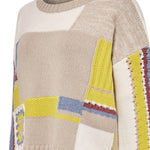 Saco C/R M Pissis Patchwork Multicolor Nomad Mujer 3