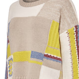 Saco C/R M Pissis Patchwork Multicolor Nomad Mujer 3