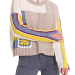 Saco C/R M Pissis Patchwork Multicolor Nomad Mujer 4