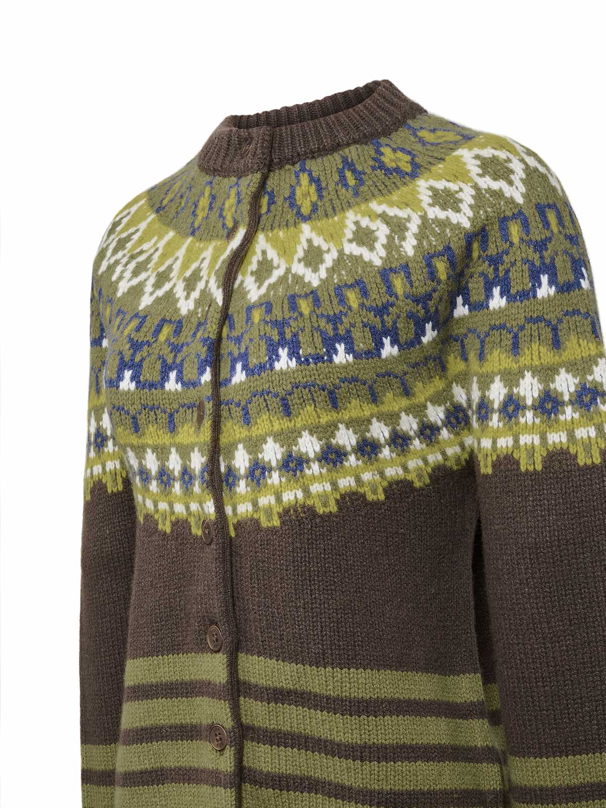 Cardigan M Etian Seal Brown Mujer 3