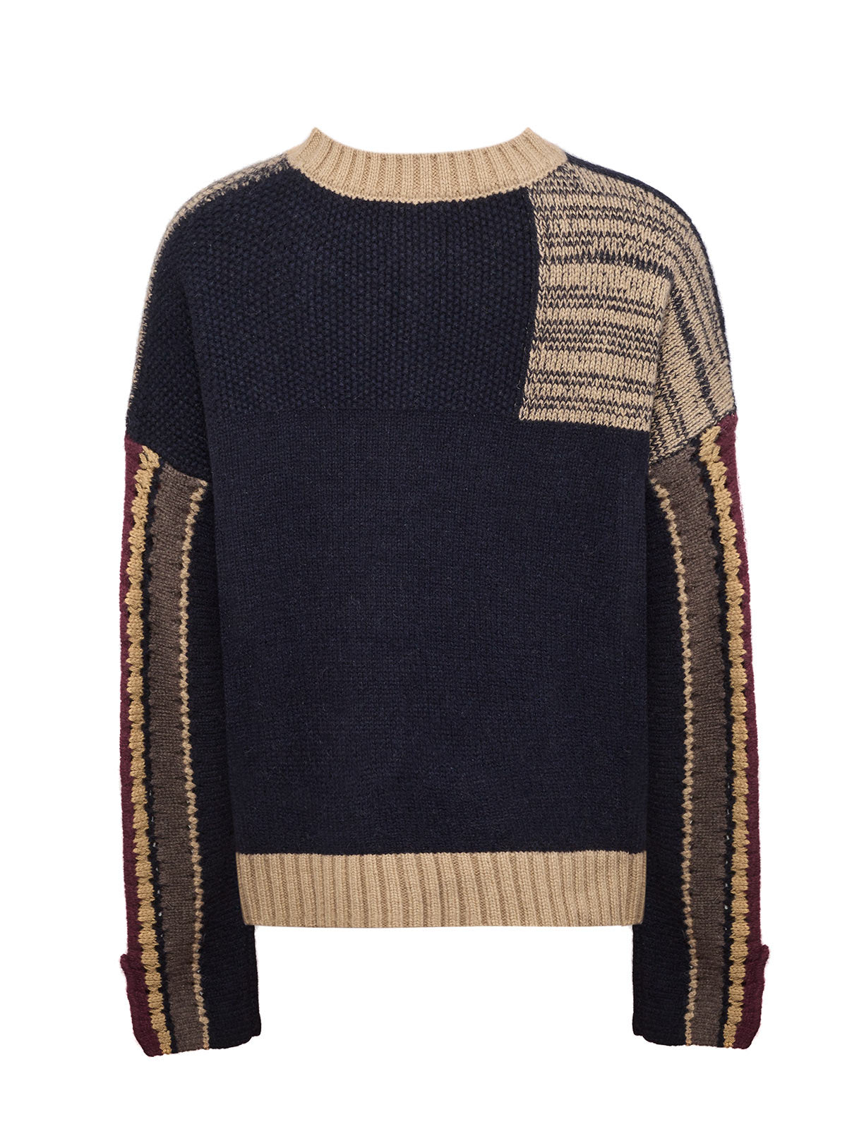 Saco C/R M Pissis Patchwork Azul Midnight Mujer 2