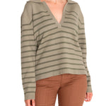 Saco C/V M Rosa Lines Vetiver Mujer 4