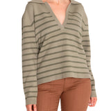 Saco C/V M Rosa Lines Vetiver Mujer 4
