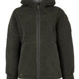 Saco Fleece con Capucha M Pipa Nutria Mujer 1