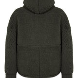 Saco Fleece con Capucha M Pipa Nutria Mujer 2