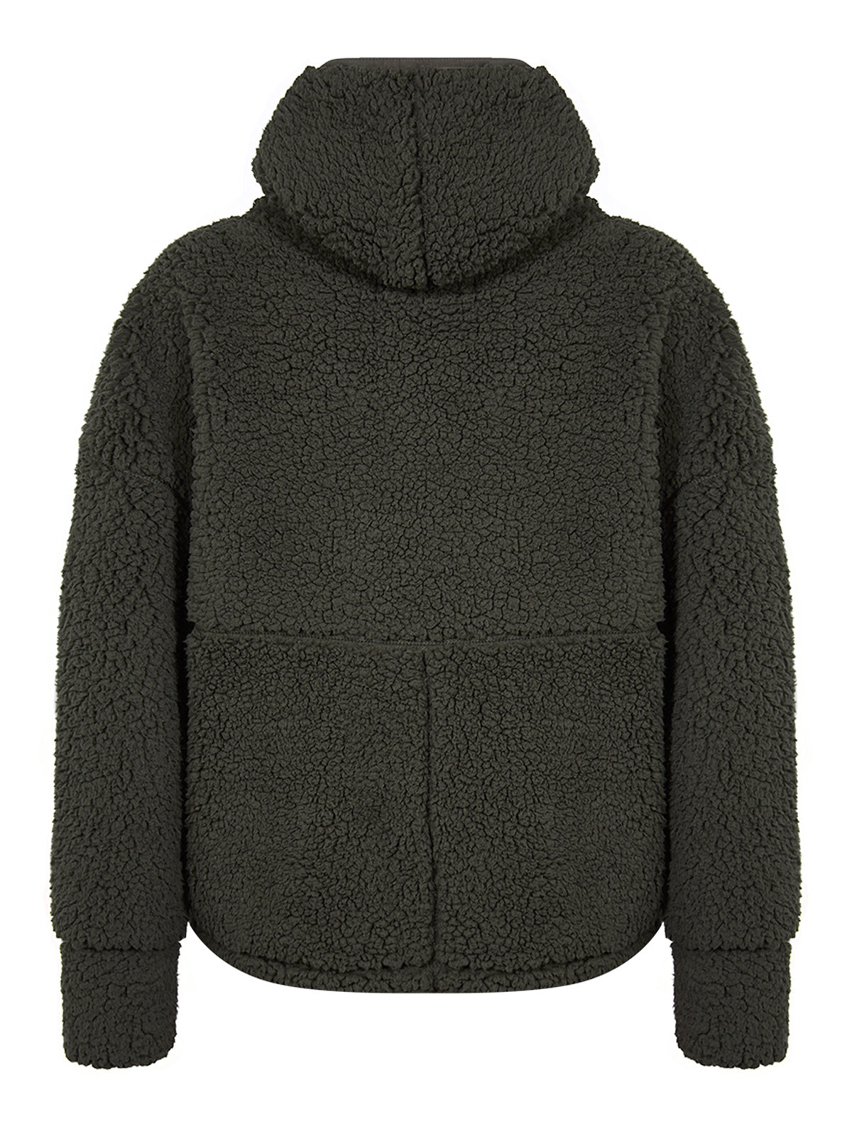 Saco Fleece con Capucha M Pipa Nutria Mujer 2