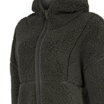 Saco Fleece con Capucha M Pipa Nutria Mujer 3